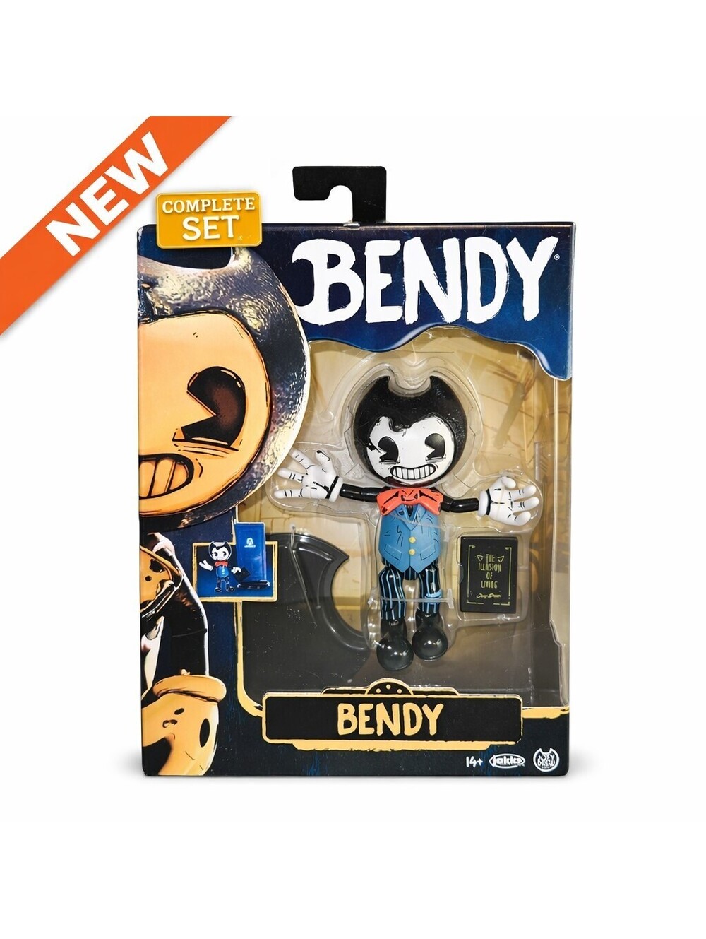 2024 JAKKS Pacific Bendy & The Ink Machine - BENDY (w/ Toy Train) Action Figure